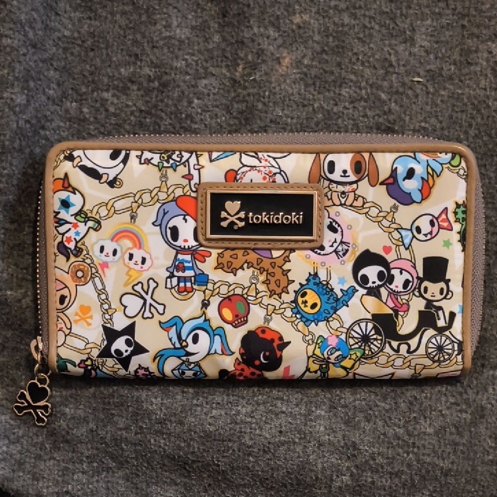 RARE! Tokidoki "Chained Love" Long Bifold Wallet NWOT